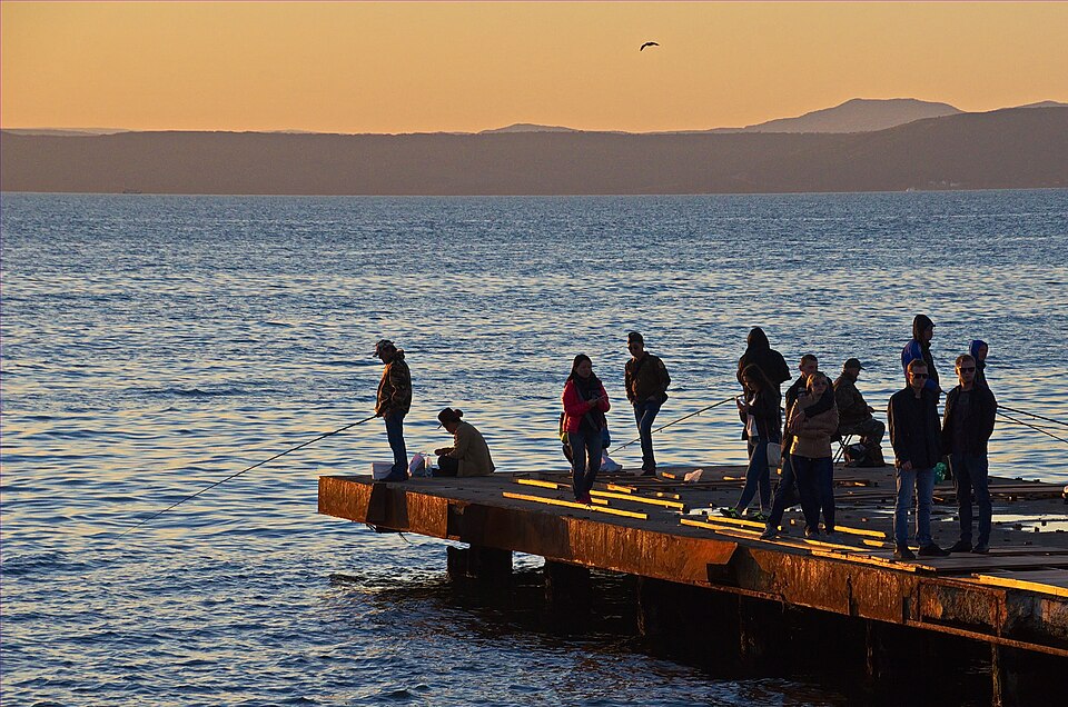 Вода и берег Владивостока